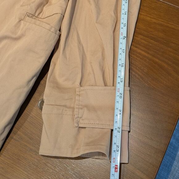 COS Beige Classic Timeless Cotton Belted Button Trench Coat, size 8 - Picture 6 of 11